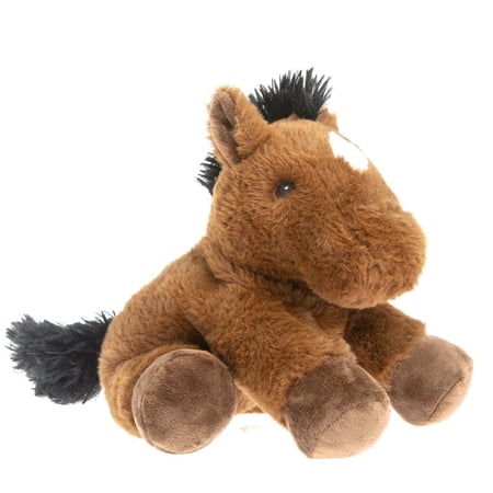 Poney peluche bouillotte