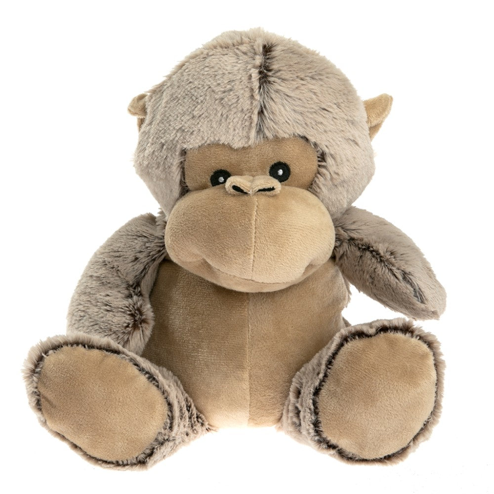 Singe brun peluche bouillotte
