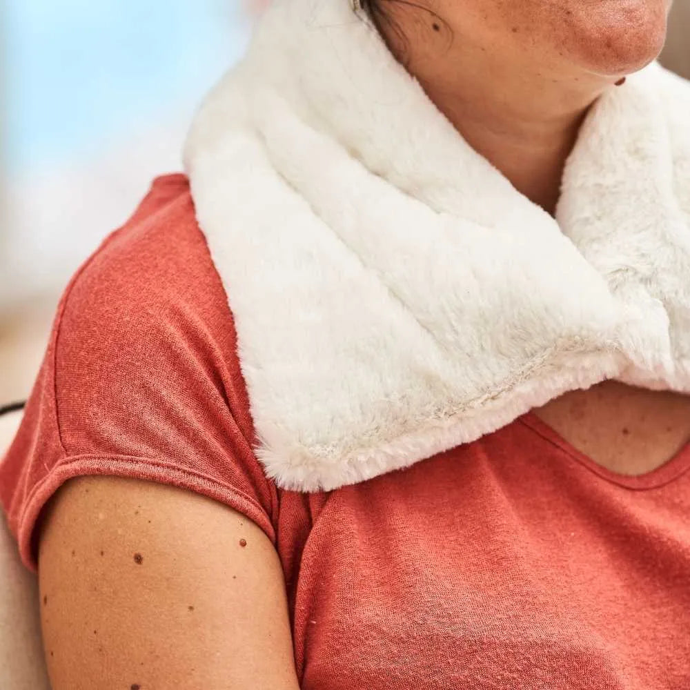 Headband - pink hot water bottle neck warmer