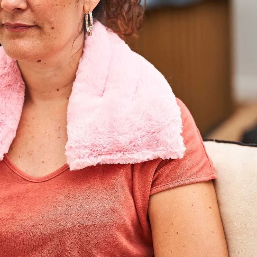 Headband - gray hot water bottle neck warmer