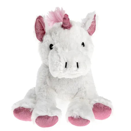licorne blanche et rose bouillotte