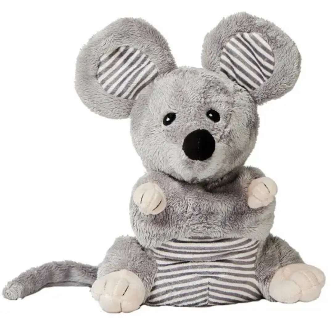 Souris peluche bouillotte