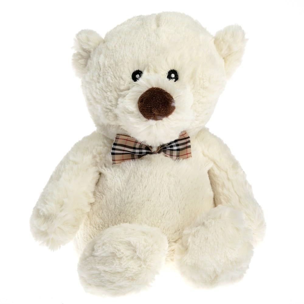 Ourson blanc peluche bouillotte