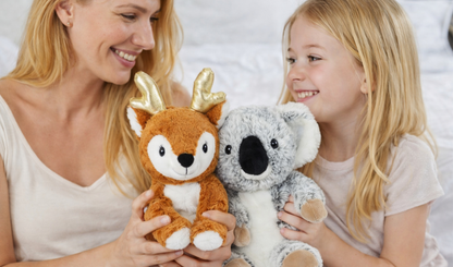 Faon peluche bouillotte