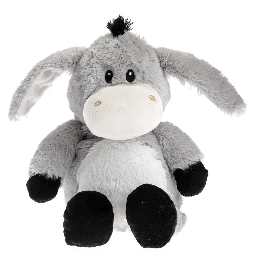 Ane gris clair peluche bouillotte