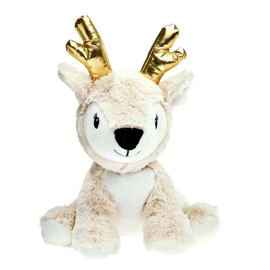 Faon rose peluche bouillotte