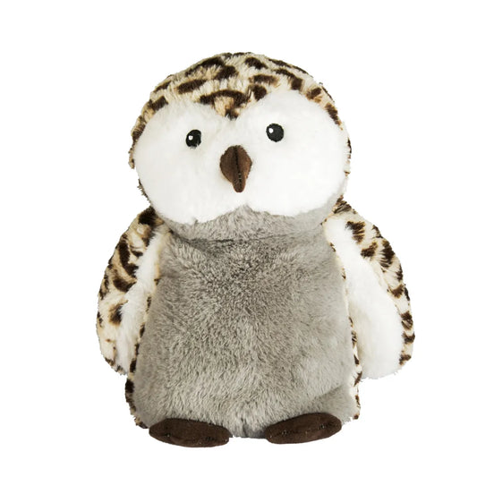 Hibou peluche bouillotte