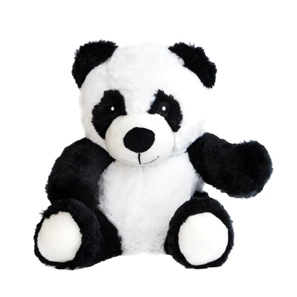 Panda noir et blanc peluche bouillotte