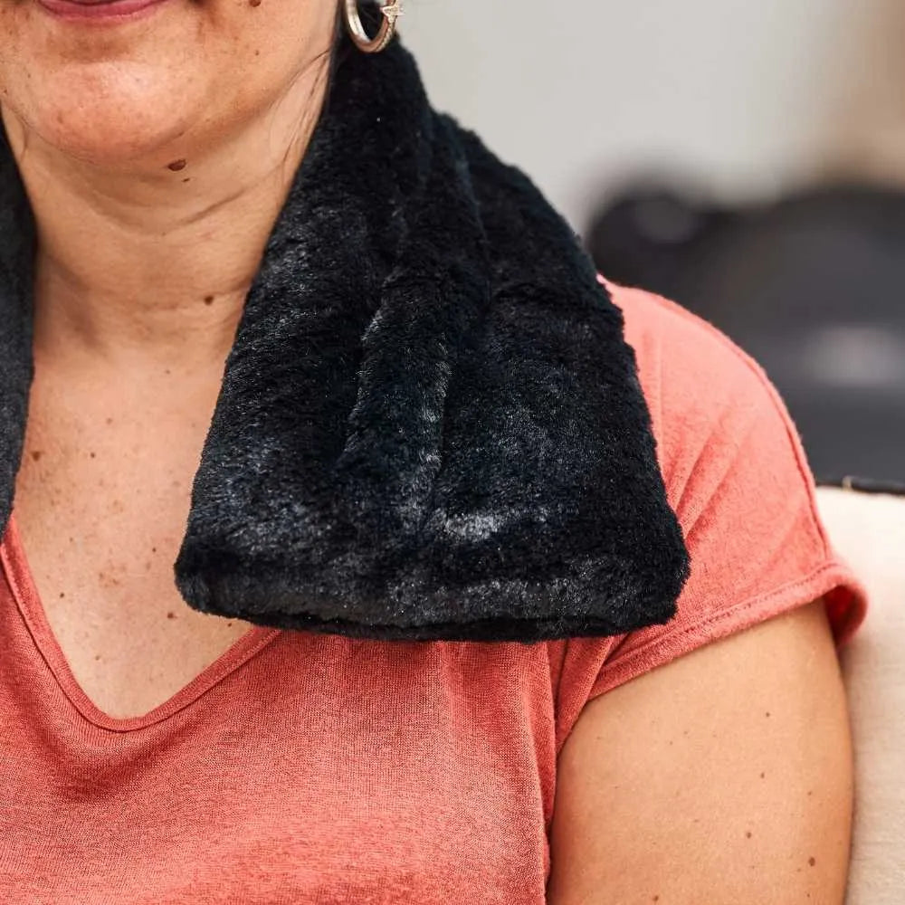 Bandeau - tour de cou bordeaux bouillottes