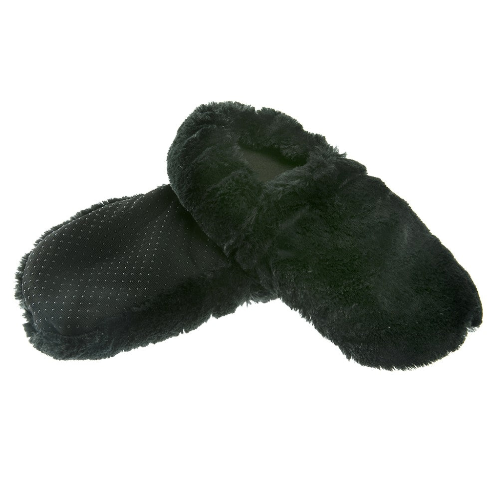 Chaussons bouillottes gris