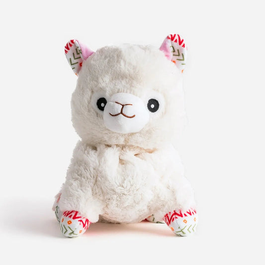 Lama peluche bouillotte