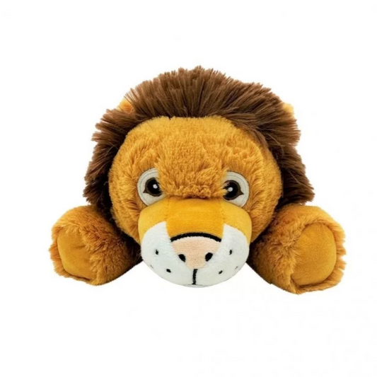 Lion allongé peluche bouillotte