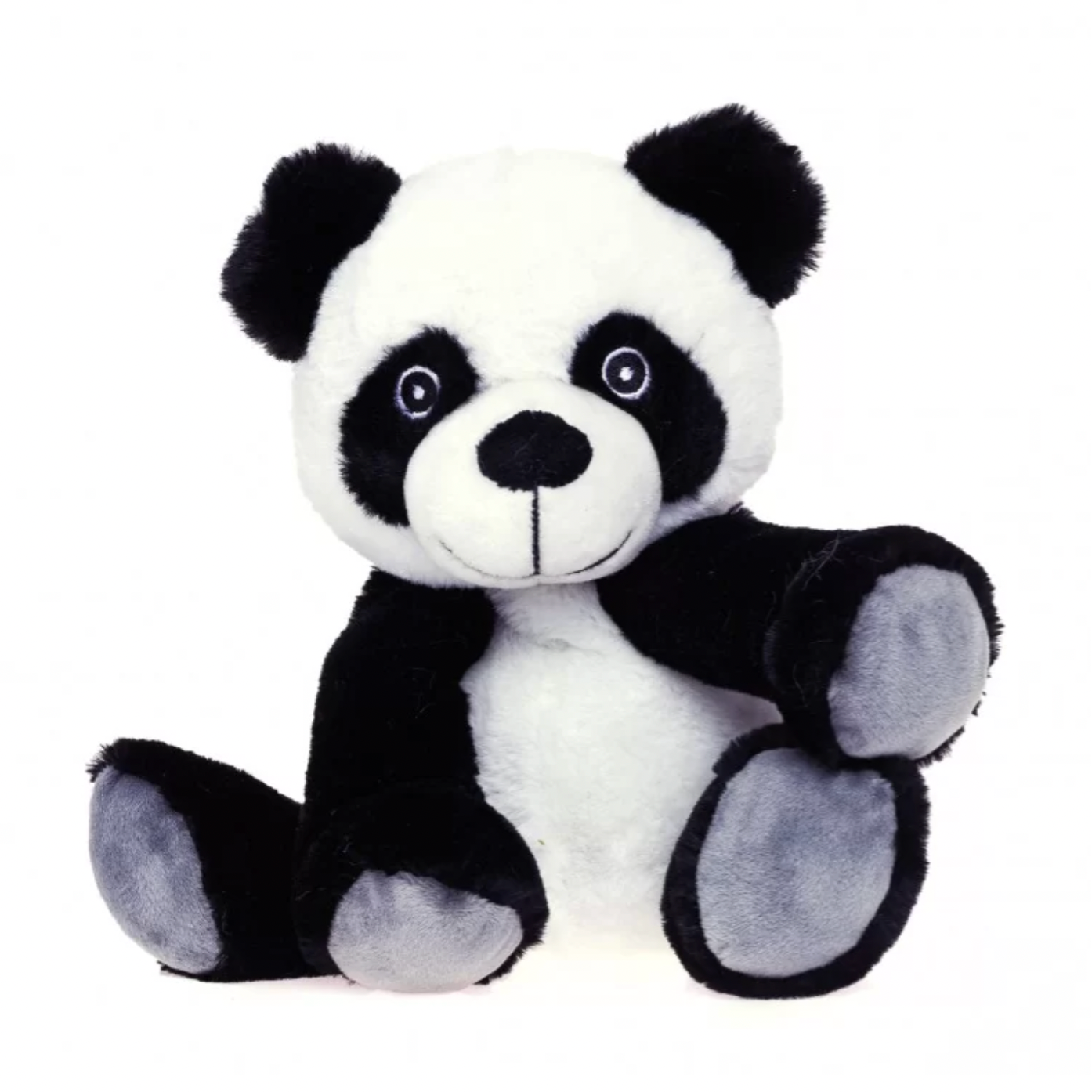 Panda noir blanc gris peluche bouillotte