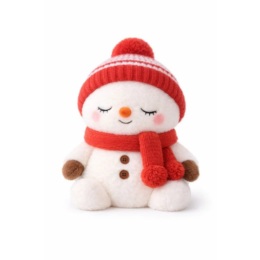 Bonhomme de neige peluche bouillotte