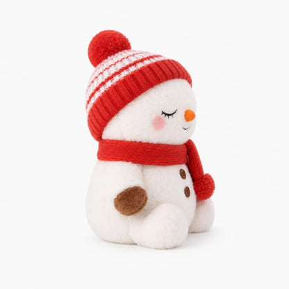 Bonhomme de neige peluche bouillotte