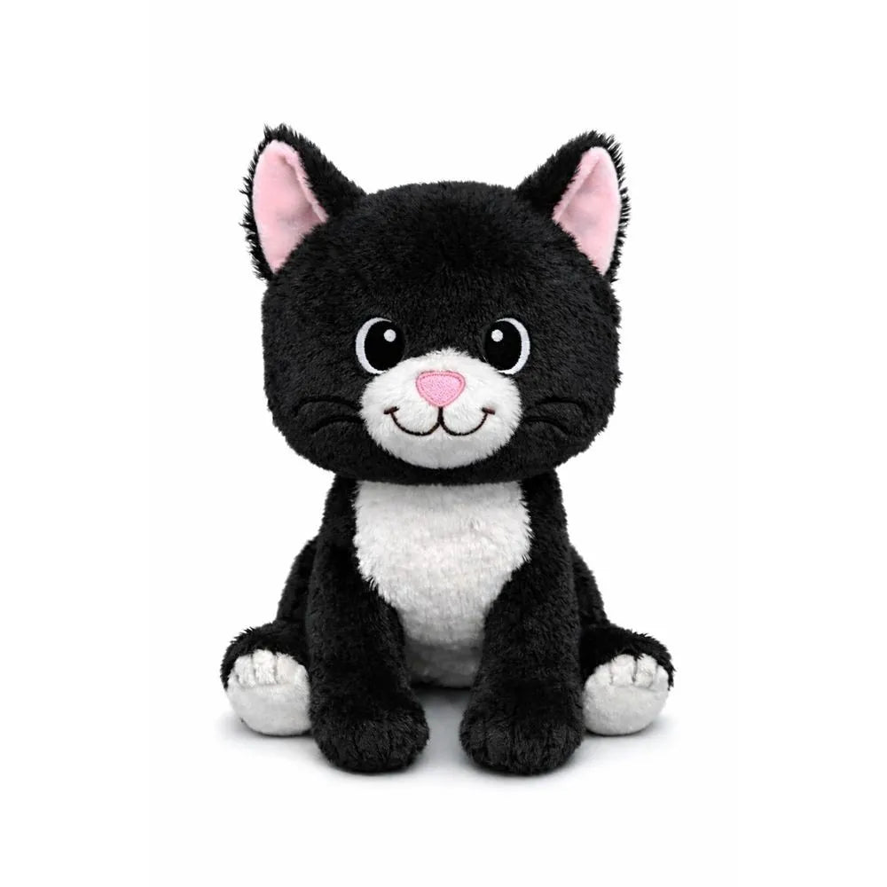 Chat noir peluche bouillotte