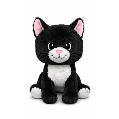 Chat noir peluche bouillotte