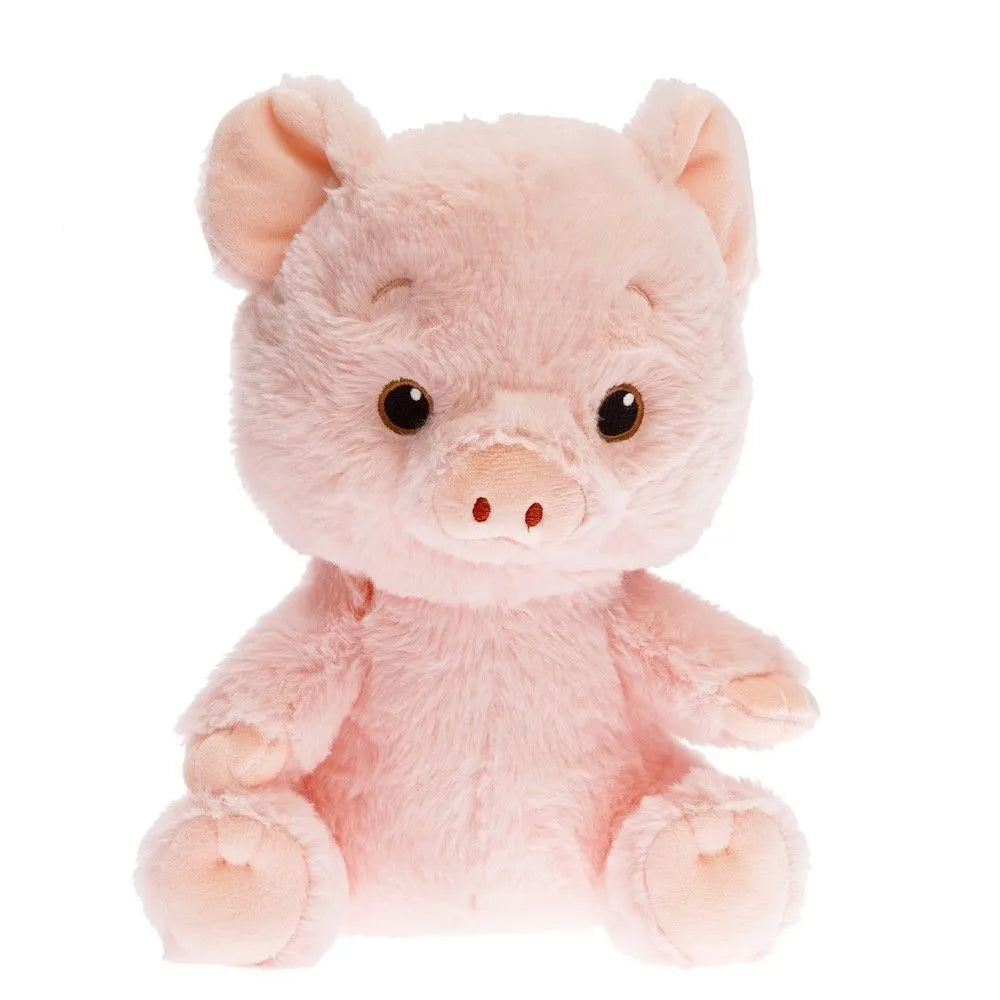 Cochon rose peluche bouillotte