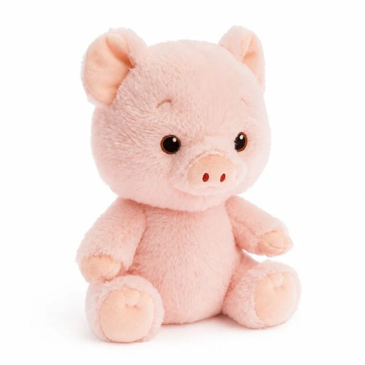 Cochon rose peluche bouillotte