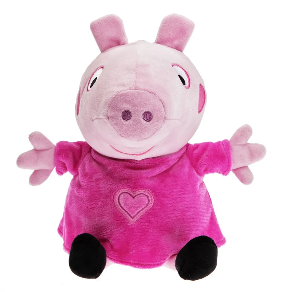 Peppa pig rose peluche bouillotte