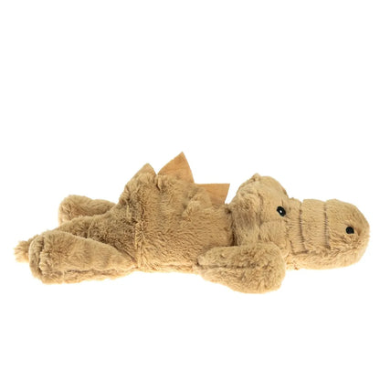 Crocodile marron peluche bouillotte