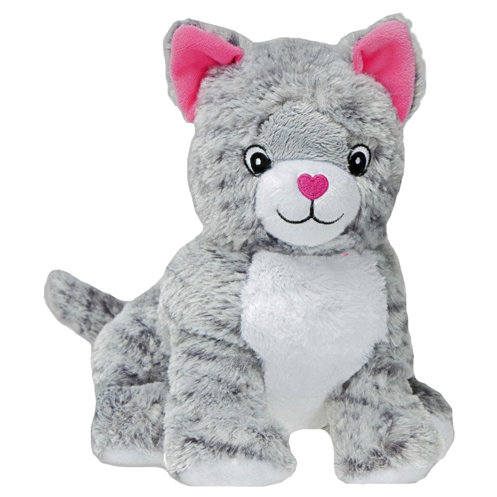 Chat peluche bouillotte